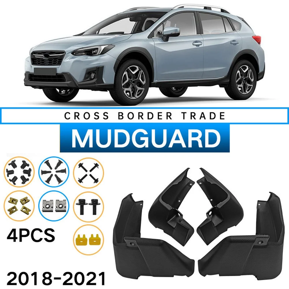 Mudflap para Subaru XV 2018-2021 Fender Mud Flaps Protetor de Respingo Aba guarda-lamas Acessórios