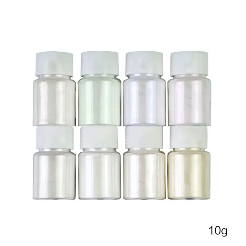 8 Pcs/set ColorShift Pérola Pó do Pigmento de Mica em Pó para a Resina de 0,35 oz/10g