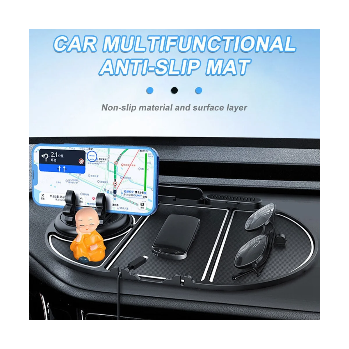 Carro Anti-Derrapante Esteiras De Multi-Propósito De Telefone Celular Esteira Anti-Slip Instrumento De Carro De Suprimentos