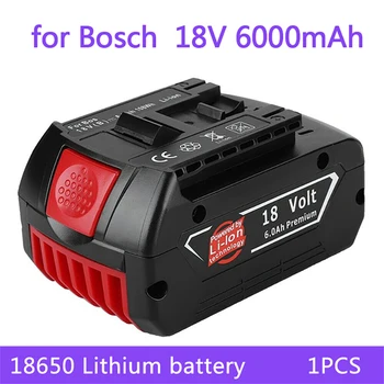 100% Original 18V 6.0/8.0/10ah bateria Recarregável de Iões de Lítio de Bateria para Bosch 18V 6.0 UM Backup de Bateria de Portátil de Substituição BAT609
