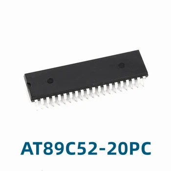 1PCS AT89C52-20PC AT89C52 8-bit MCU Chip Inserir Direto DIP40