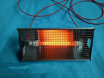 1pcs Impermeável aquecedor radiante casa de banho forno de secagem de acessórios de decoração de infravermelhos de quartzo forno refletor de alumínio