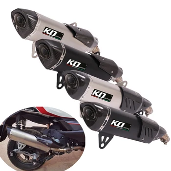 2018-2023 C400X 2019-2023 C400GT Slip-on Exaustão Conjunto Moto 51mm de Fibra de Carbono de Pescoço Removível DB Killer Reserva Catalisador