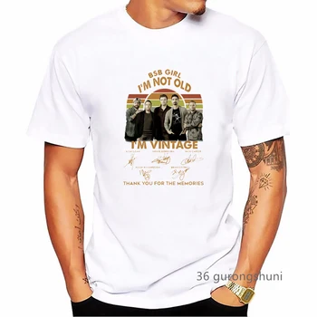2023 Eu Amo Bsb Impressão Gráfica Tshirt Homens Fresco Backstreet Boys T-Shirt Homem Manga Curta T-Shirt De Harajuku, Camisa De Hip Hop Camisa