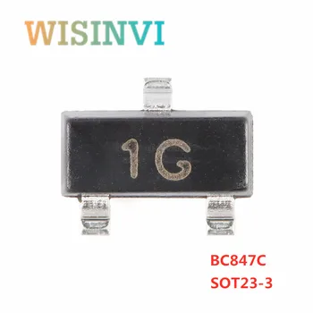3000PCS no cilindro BC847 BC847C 1G SOT-23 NPN 45V/0,1 A 1 G SOT-23 transistor