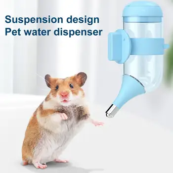 350 ML/500ML Pet Garrafa de água Destacável Gato Cachorro Pendurado Dispenser de Água Estável de Grande Capacidade Aba Superior Beber Chaleira