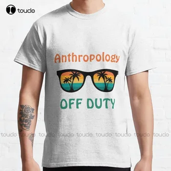 A Antropologia De Folga - Engraçado Aposentadoria Presente Clássica T-Shirt Branca Camisetas Para Homens De Algodão De Algodão Respirável Retro Gd Hip Hop