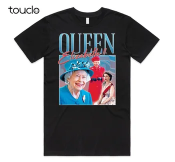 A rainha Elizabeth II, T-shirt Tee Família Real Vintage Retro RIP Rainha Elizabeth II 1926 - 2022