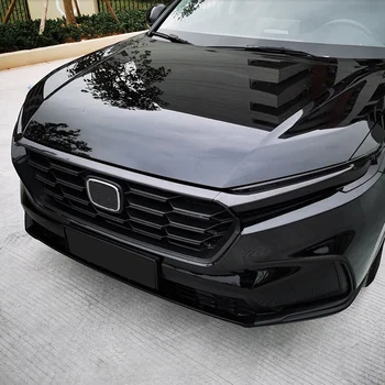 Ajuste Para o Honda CR-V CRV 2023-2024 Carro Externa Frontal da Cabeça do Motor Tampa do Grill Tampa Guarnição Acessórios para Decorar Plástico ABS 3PCS