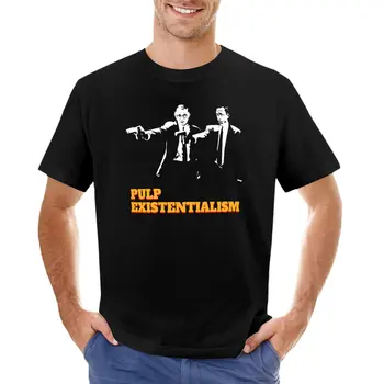 Albert Camus, Jean-Paul Sartre T-Shirt personalizada t-shirts gráficos de t-shirt t-shirts para os homens gráfico