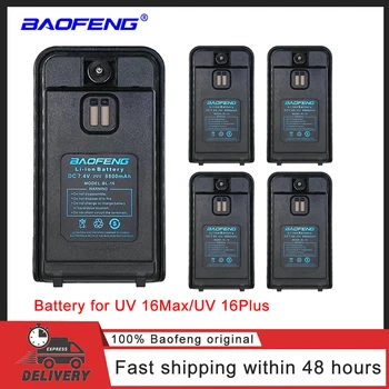 Baofeng UV16Pro de Bateria Universal 8800mAh de Reposição,5800mAh Bateria Recarregável Para Baofeng Walkie Talkie UV16S UV-16 MAX UV16 Plus