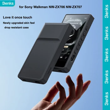 Benks Flexível, Slim PC+TPU Armadura Escudo Protetor da Pele Caso Capa para Sony Walkman NW-ZX700 NW-ZX706 NW-ZX707