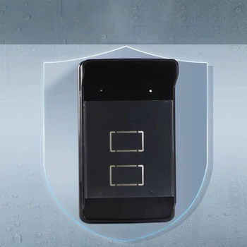 Capa de chuva de Plástico Preto, Impermeável Chuva Escudo para Controle de Acesso Teclado Controlador à prova de chuva de Proteção opérculo