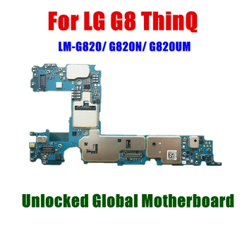 Celular desbloqueado painel Eletrônico da placa principal placa principal de Circuitos Com o Firmware Para LG G8 G820 G820N G820UM/QM/TM 128GB
