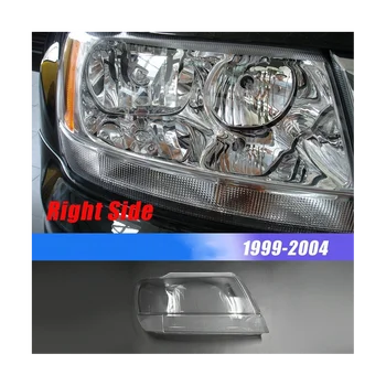Esquerdo Farol Cobrir o Abajur Máscara Frontal, Farol de Lente para Jeep Grand Cherokee 1999 a 2005