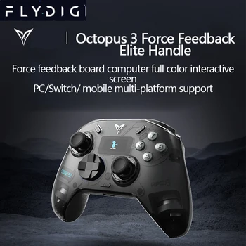 Flyingdigi Octopus3 Feedback de Força de Elite Gamepad Controlador de Jogos Computador Pc com opção de Versão Mobile do IPhone de Ipad TV Ns Universal