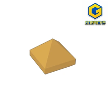 Gobricks GDS-837 Inclinação de 45 1 x 1 x 2/3 Quádruplo Convexo Pirâmide compatível com lego 22388 peças de brinquedos para crianças