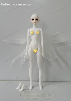 HeHeBJD fantasia de menina boneca COMO tamanho 1/6 elfo de orelhas menina bonita de corpo Especial
