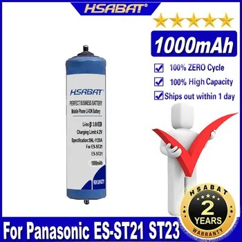 HSABAT ES-ST21 1000mAh Bateria para Panasonic ES-ST21 ST23 ST25 SE27 ST29 ST37 ST39 ES-GA21 GA20 GA40 ERT3 Baterias