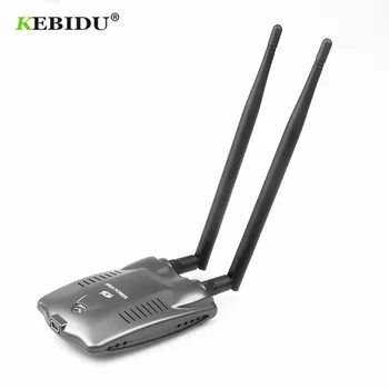 kebidu 3000mW PC ponto de acesso sem fio wifi usb adaptador de Longo Alcance BT-N9100 Beini Antena Dupla RTL8192FU Placa de Rede