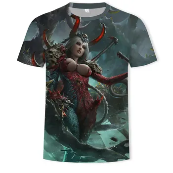 Legenda 2023 verão T-shirt gráfico t-shirts y2k t-shirts macio em torno do pescoço T-shirt tops de impressão 3d de grandes dimensões t-shirt