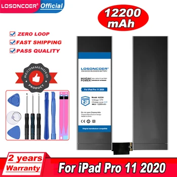 LOSONCOER 12200mAh A2224 Bateria Para ipad Pro 11 2020 A2228 11 Pro 2rd 2ª Bateria