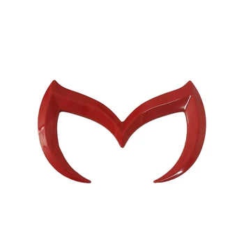 M vermelho Emblema Emblema de Decalque para Todos os Modelo de Corpo do Carro de Trás do Tronco etiqueta Autocolante de Identificação Decoração Acessórios