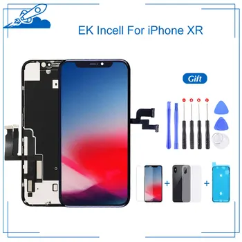 Melhor Qualidade EK Incell Para iPhone XR Visor LCD 3D Digitador da Tela de Toque Substituição de Peças de Montagem Com o Presente