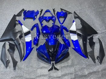 Novo ABS Moto Carenagem Kit de Ajuste Para a YAMAHA YZF-R6 2008 2009 2010 2011-2016 YZF R6 Carroçaria Shell Conjunto Personalizado Azul Preto