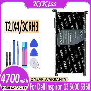 Original KiKiss Bateria 3CRH3 para Dell Inspiron 13 5000 5368 7368 14-7000 7560 7460 5567 15MF PRO-1508T FW8KR T2JX4 batterij