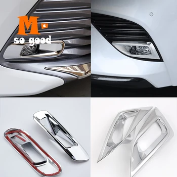 para Toyota Camry 8 8 XV70 2018 Carro ABS Cromado Dianteiro Luz de Nevoeiro Decoração de Lâmpada de Cobre Guarnição shell de Automóvel Acessórios do Carro 