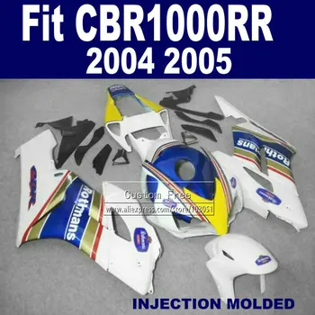 Personalizado ABS, Injeção kit de carenagem para 2004 2005 Honda CBR1000RR CBR 1000 RR 04 05 CBR1000 RR Rothmans carenagens bodykit