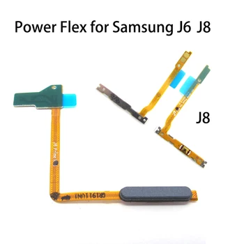 Power Flex conjunto de Cabo para Samsung Galaxy J6 J600F J8 J810F Substituição do Conector de Peças de Reparo