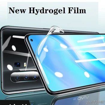 Protetor de tela de Hidrogel Filme Para OPPO Realme V5 V3 5G Q Película Protetora transparente Não de Vidro