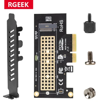 RGeek M. 2 NVMe SSD NGFF para PCIE X4 adaptador Tecla M placa de Interface de Suporte a PCI Express 3.0 x4 2230-2280 Tamanho m.2 m2 Adaptador PCI-E