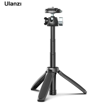 Ulanzi MT-46 Selfie Vara do Suporte de Tripé com 360° Rotativo Ballhead 4 Níveis Ajustáveis de Comprimento para Selfie Vlog Transmissão ao Vivo